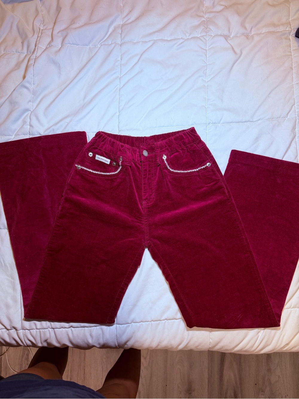 Calvin Klein Jeans Berry Corduroy Straight-Leg Trousers